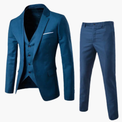 Classic Mens Three Piece Business Suit