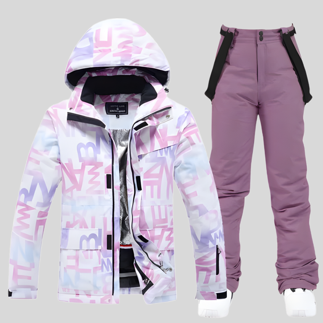 Warm Snow Ski Jacket Pants Set - Olytrend