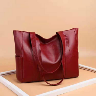 Chic Ladies Genuine Leather Tote Bag