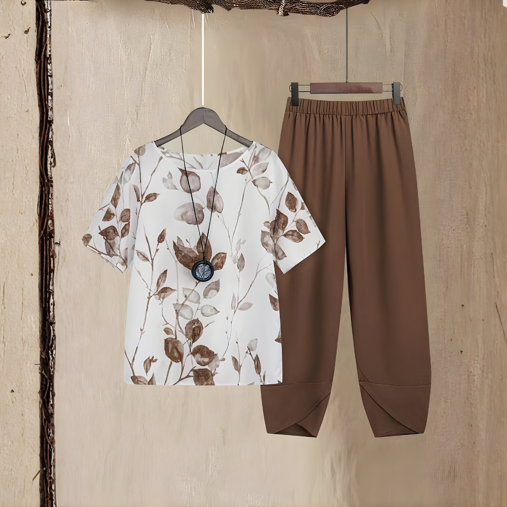 Ladies Lightweight Two Piece Outfit - Olytrend