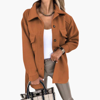 Ladies Classic Button Front Jacket