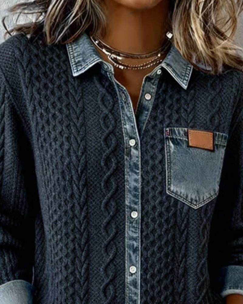 Women's Floral Long Sleeve Top