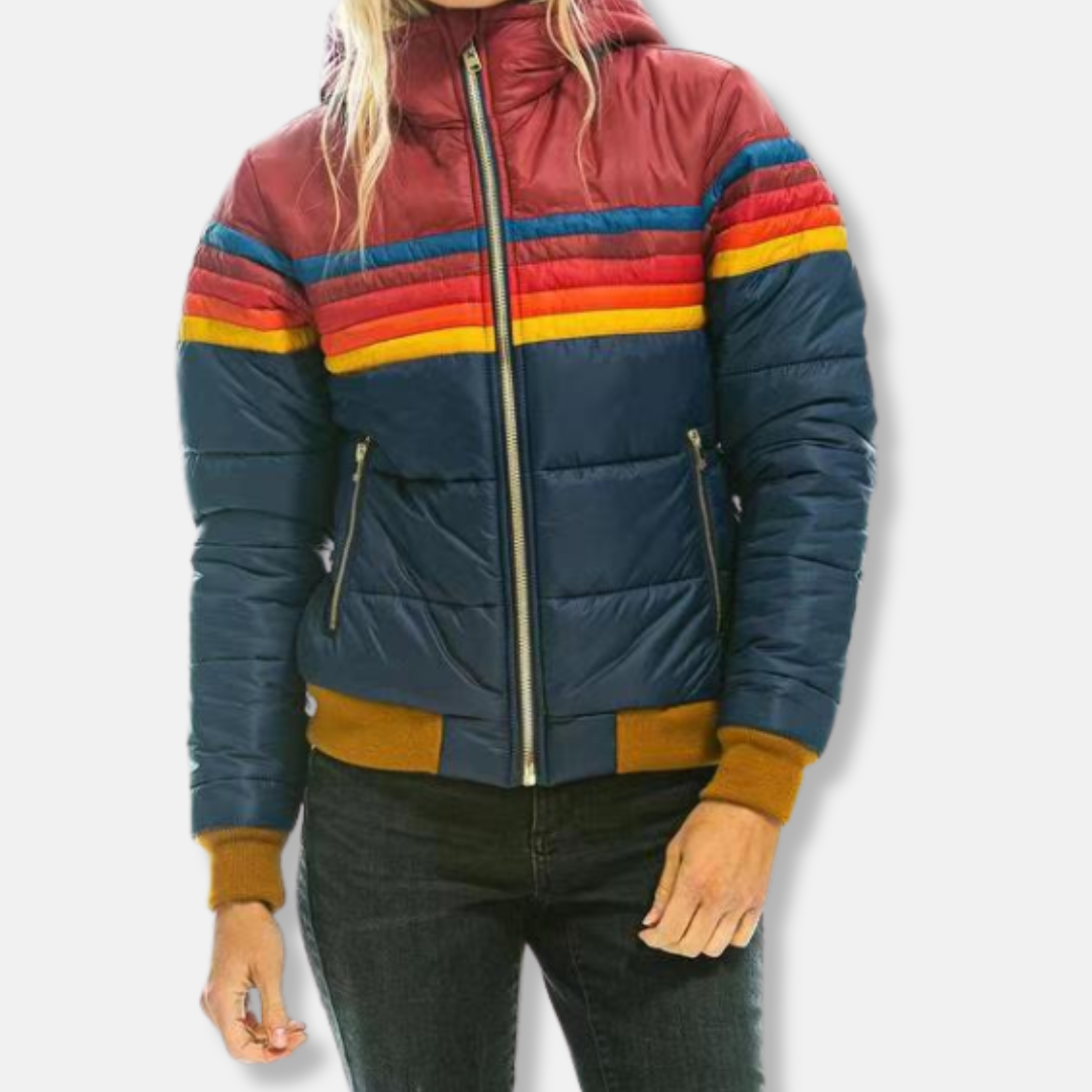 Warm Quilted Puffer Hood Jacket - Nocini