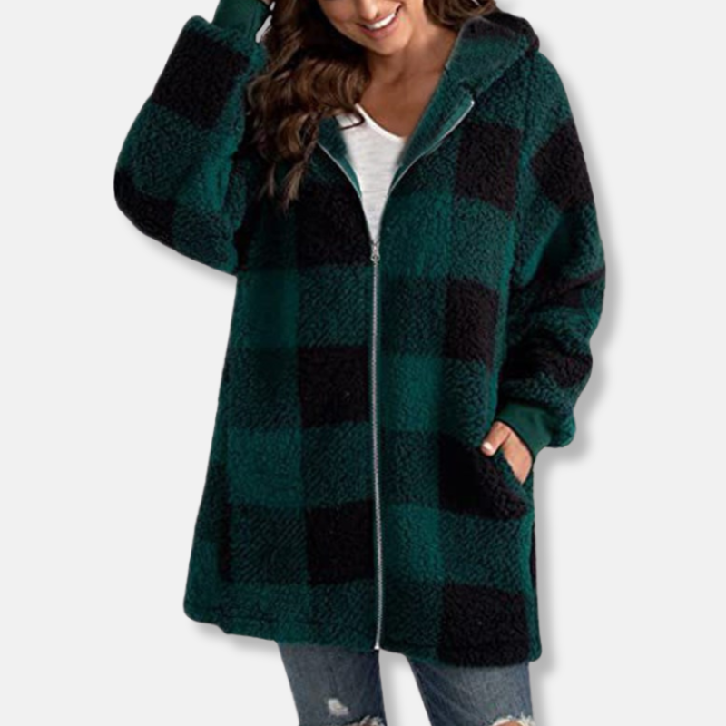 Cozy Women's Zip Up Hooded Sweatshirt - Nocini