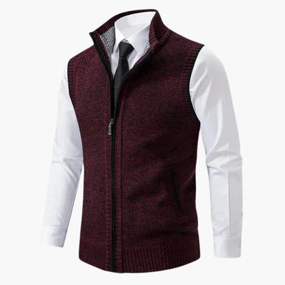 Men's Zipper Front Tank Vest