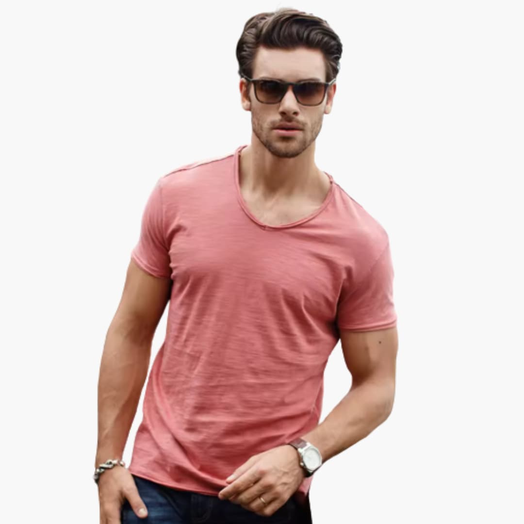Breathable Casual Mens Short Sleeve Shirt