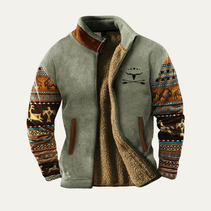 Classic Men's Fleece Lined Parka Winter Jacket - Nocini