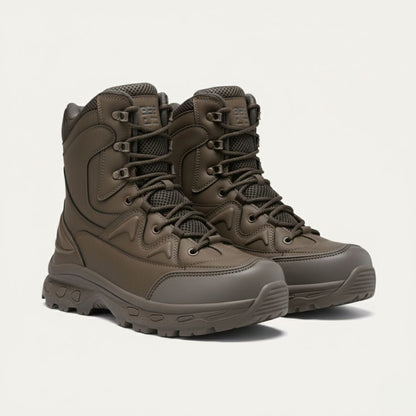 Rugged Outdoor Men's Insulated Waterproof Snow Boots