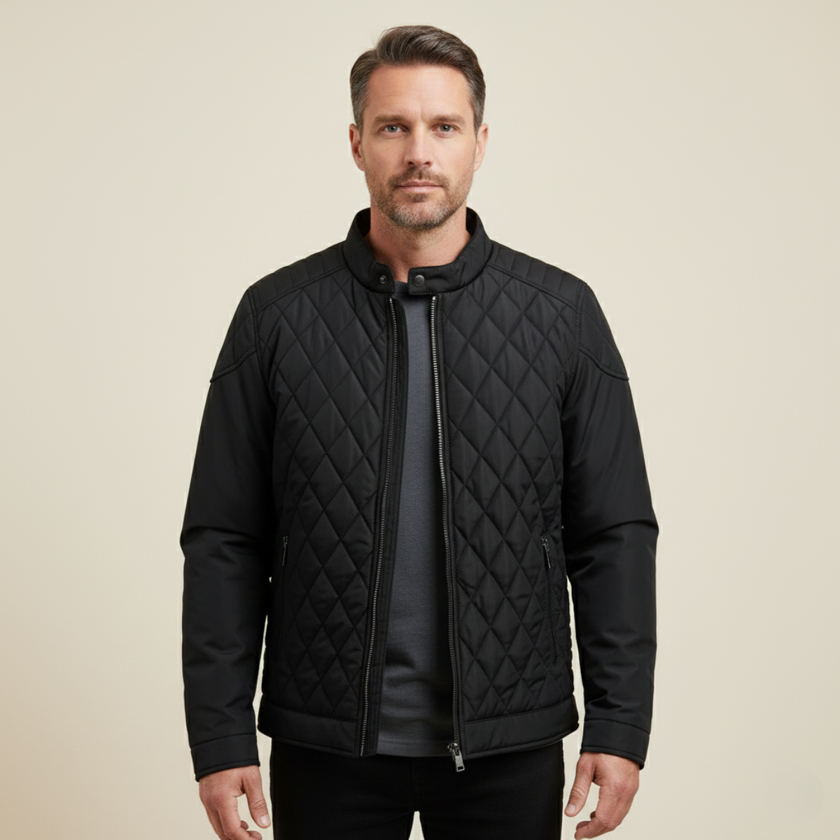 Warm Men's Insulated Padded Winter Coat
