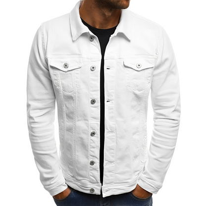 Cool Breathable Men's Denim Jacket