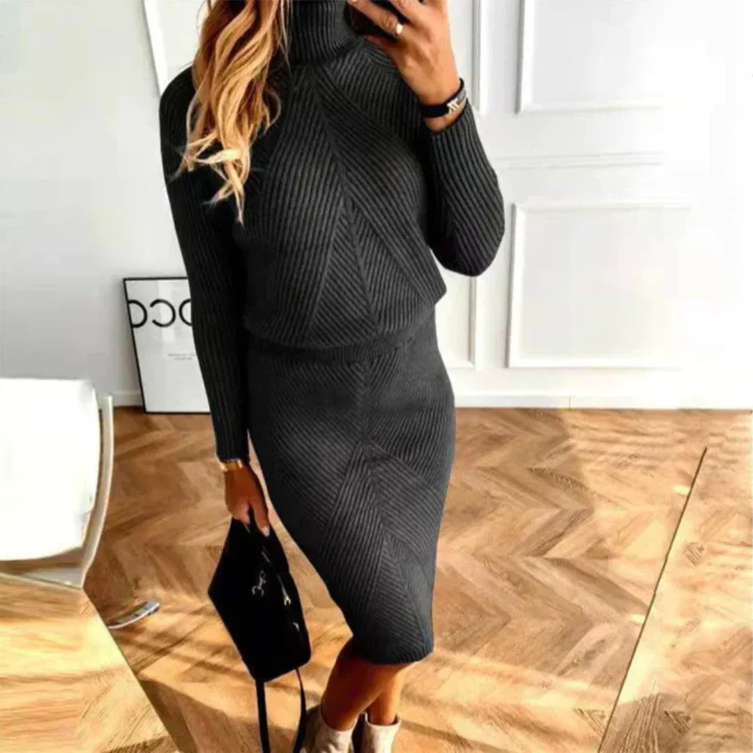 Soft Women's Sweater Dress for Daily Wear - Olytrend