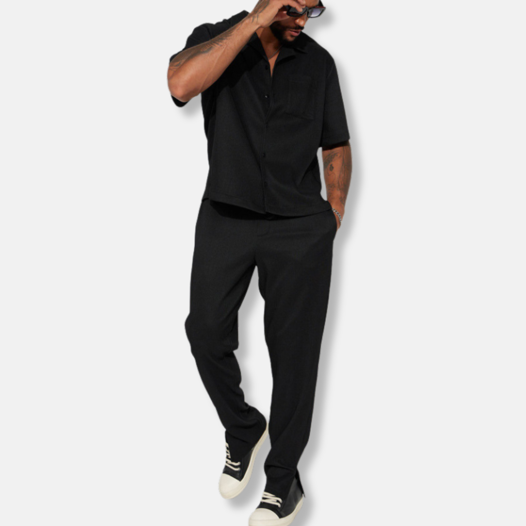 Casual Mens Shirt and Pants Set - Nocini