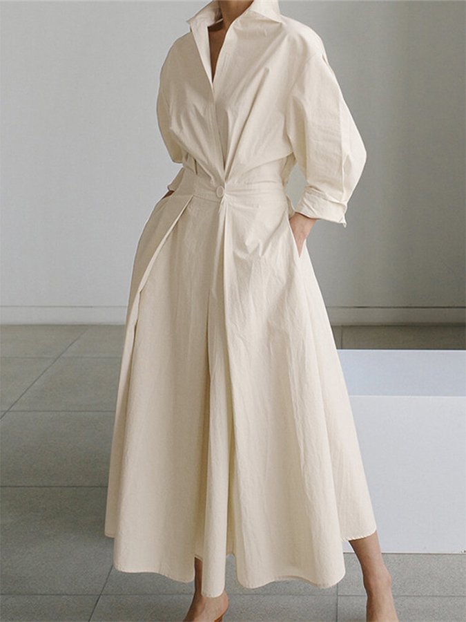 Elegant Long Sleeve Maxi Dress for Women - Nocini