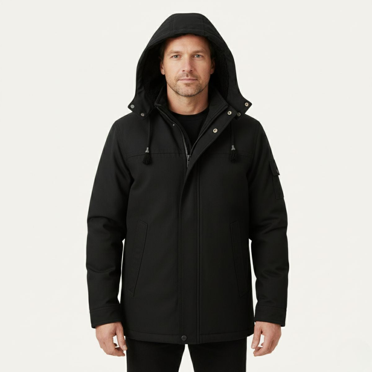 Waterproof Mens Parka Coat with Hood