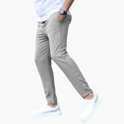 Soft Mens Jogger Pants – Flexible Fit Trousers - Olytrend