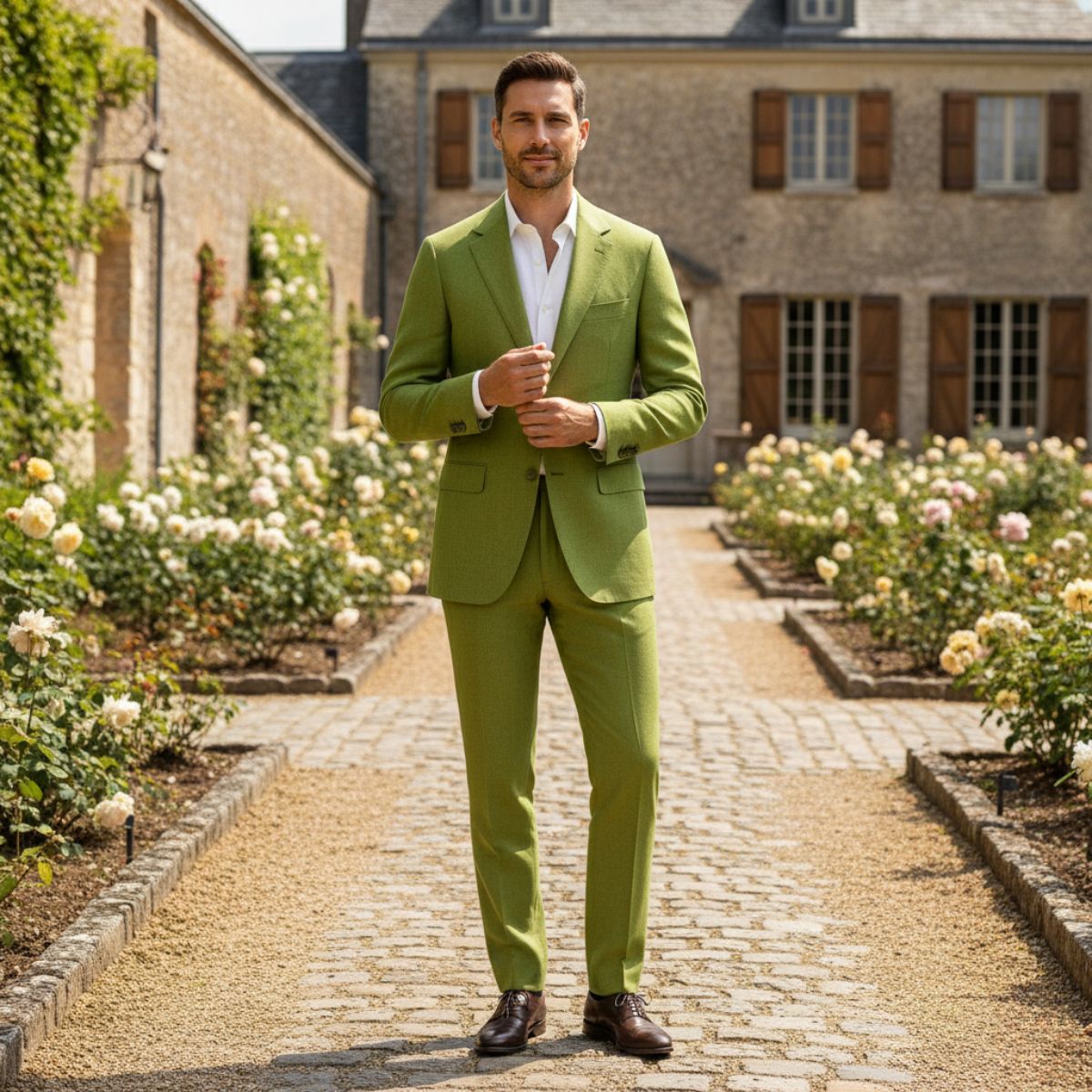 Classic Linen Business Suit