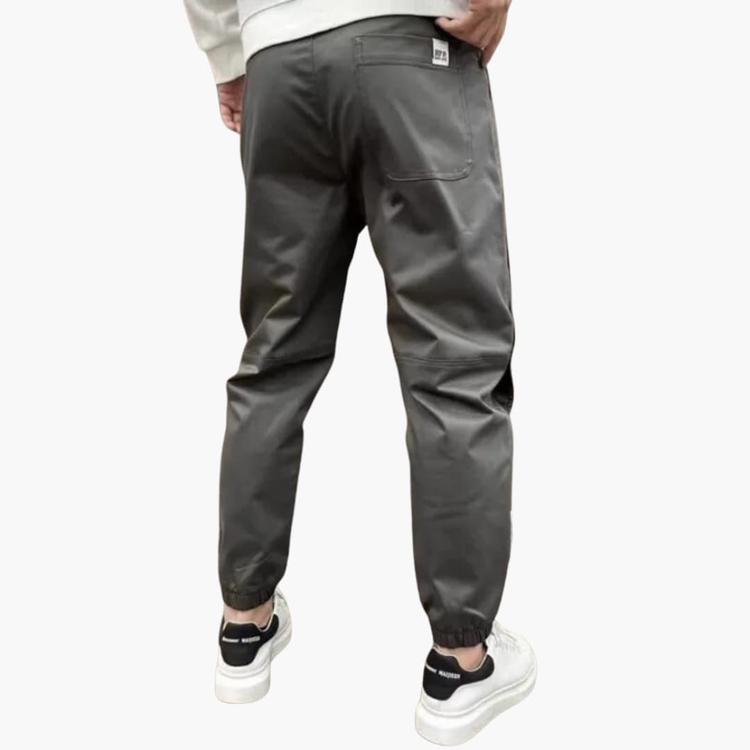 Comfortable Summer Pants for Men with Elastic Hem
