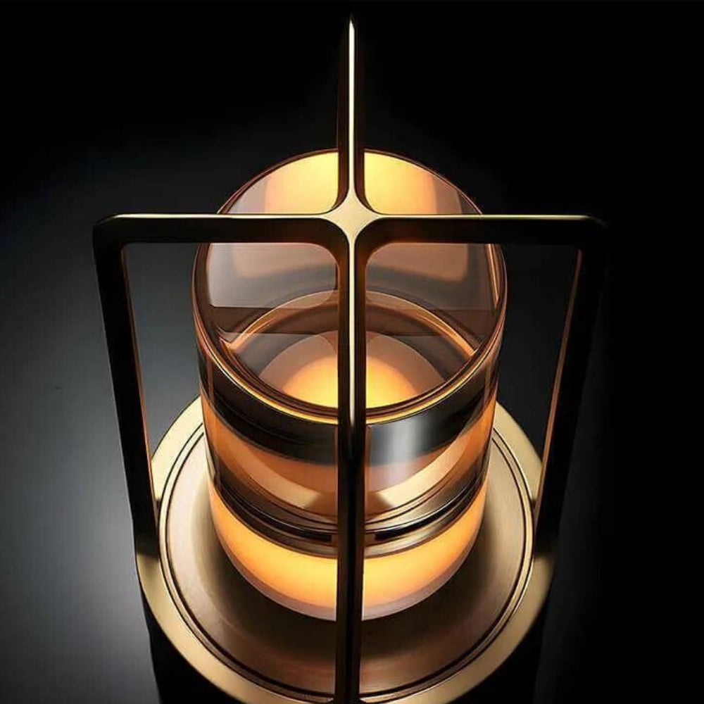 Elegant Glass Lantern for Home Decoration