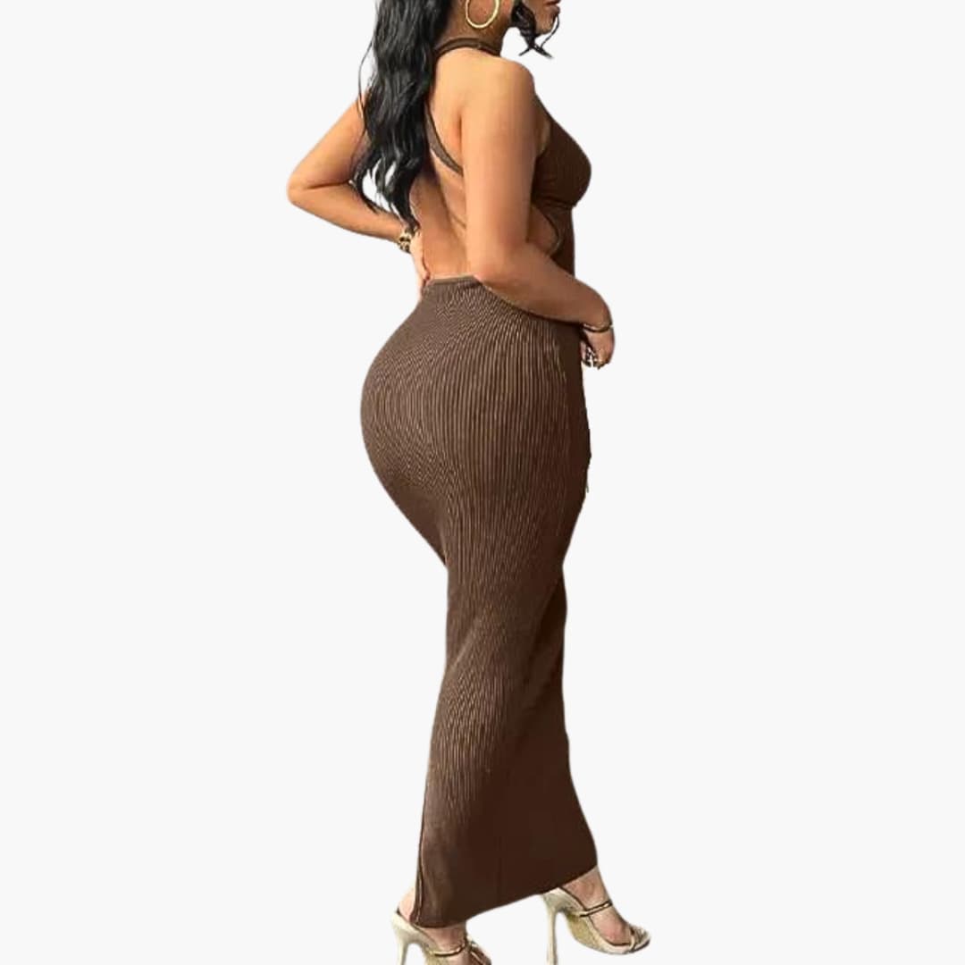 Sunny Beach Dress - Women's Sexy Backless