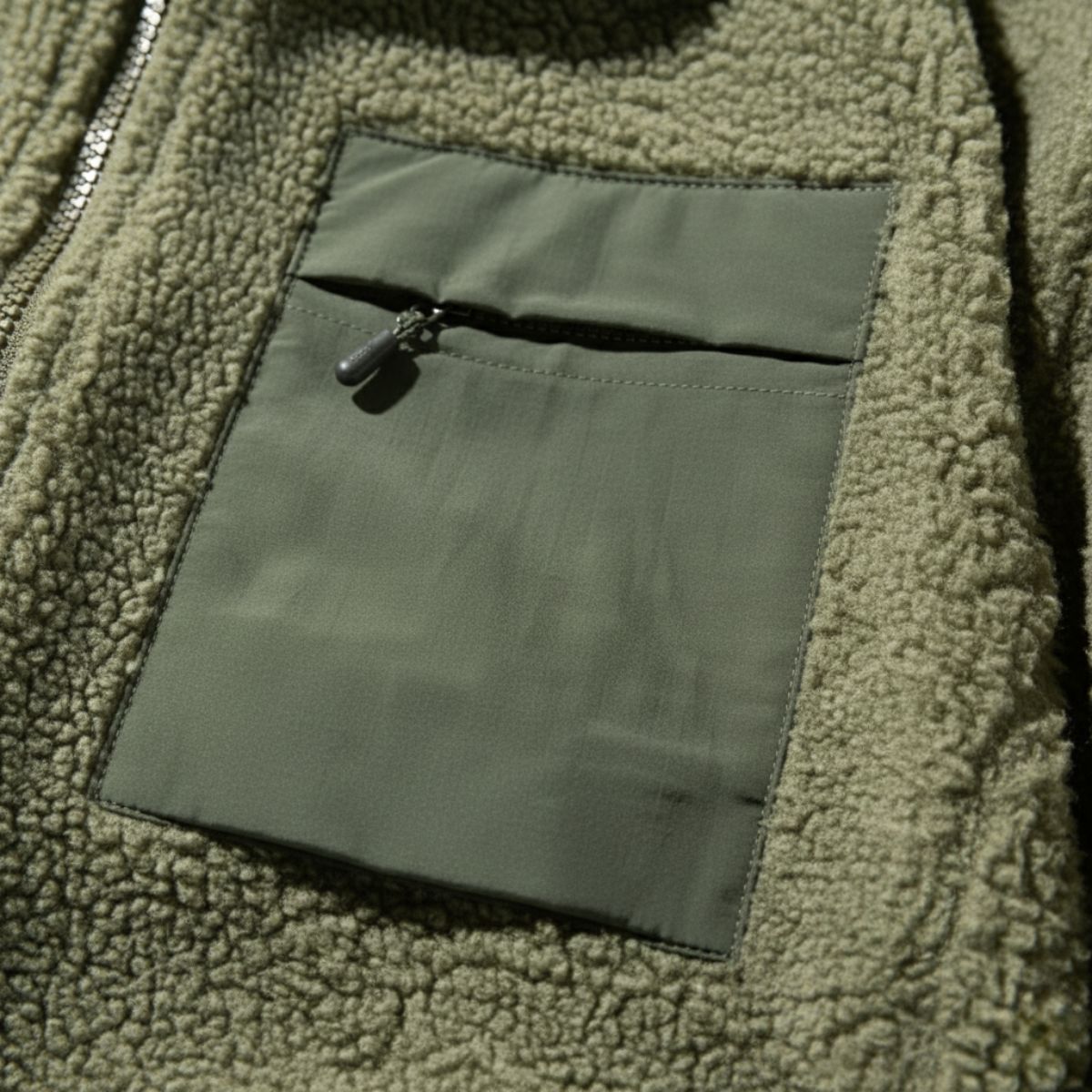 Warm Men's Fleece Zip Up Outdoor Jacket