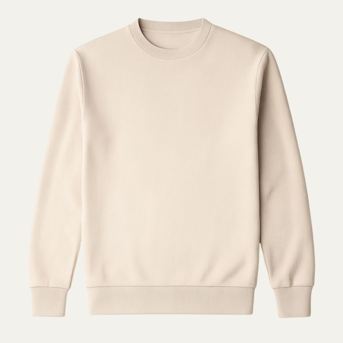 Soft Relaxed Fit Crew Sweater