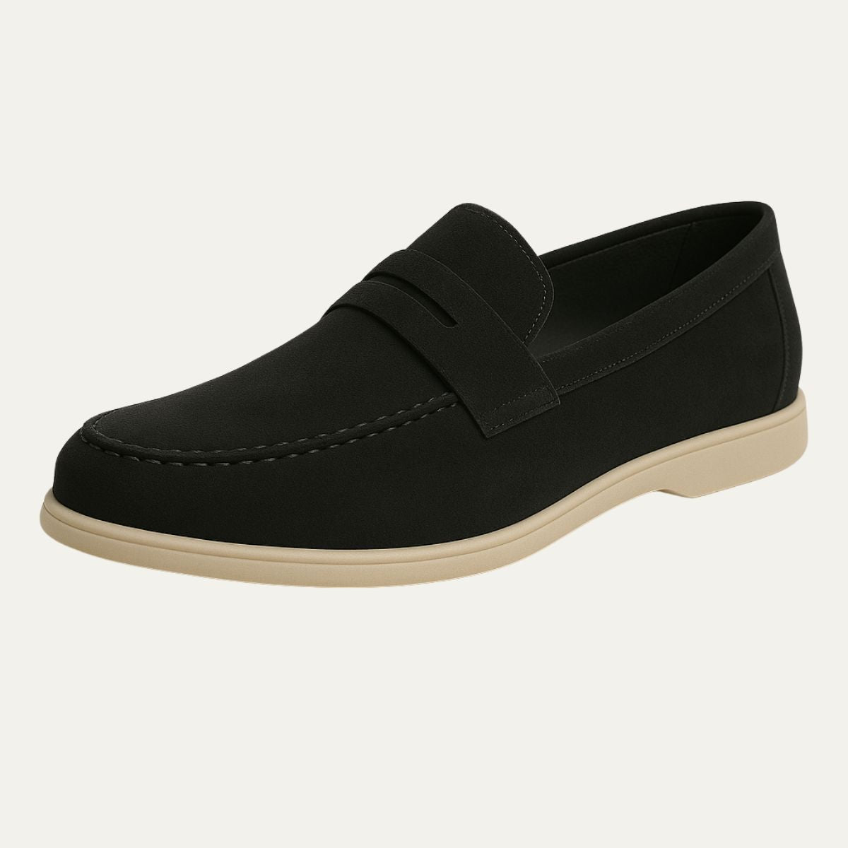 Luxury Brown Leather Slip On Shoes for Men