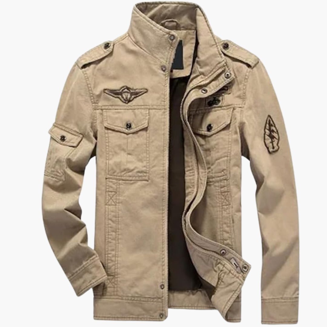 Tactical Zip Up Army Jacket for Men - Olytrend