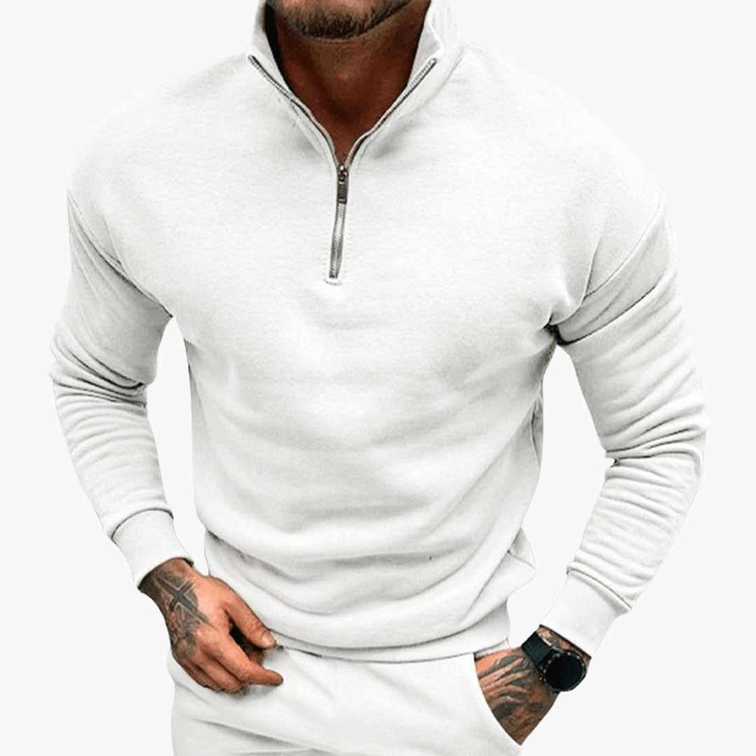 Soft Men's Fleece Zip-Up Jacket - Olytrend