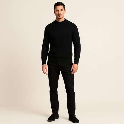 Luxury Cashmere Men's Crew Neck Sweater