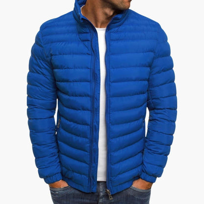 Warm Insulated Mens Zipper Jacket