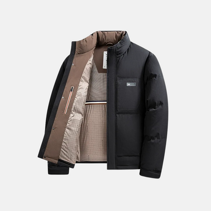Warm Insulated Men's Full Zip Jacket - Nocini