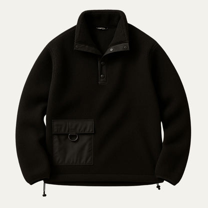 Warm Cozy Fleece Pullover Sweater