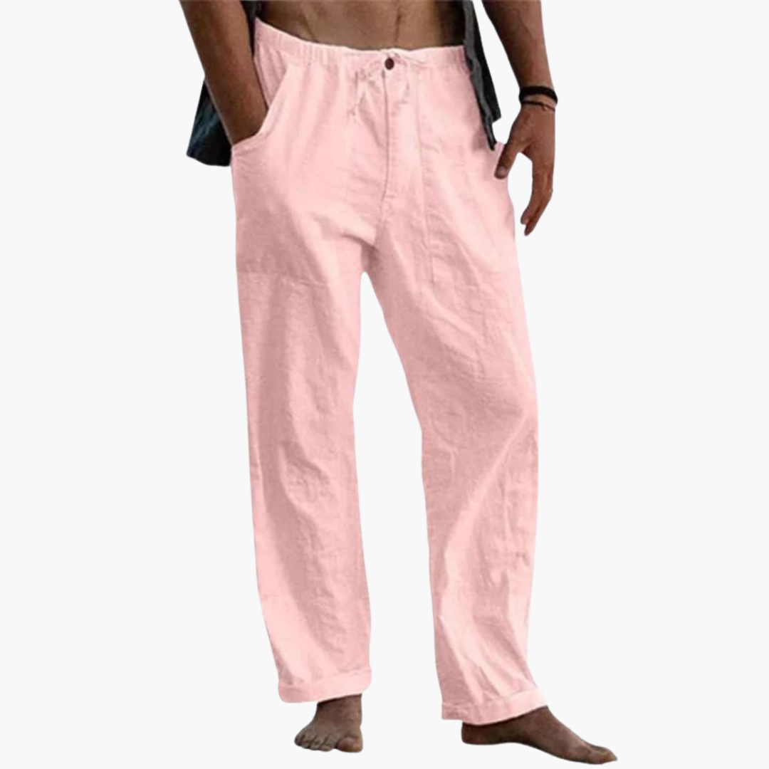 Comfortable Casual Mens Pants Loose Fit Waist - Olytrend
