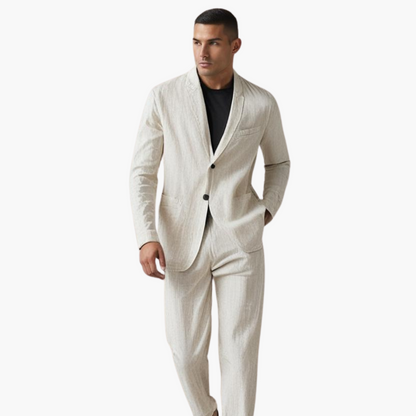 Classic Slim Fit Men's Suit – Jacket and Trousers - Olytrend