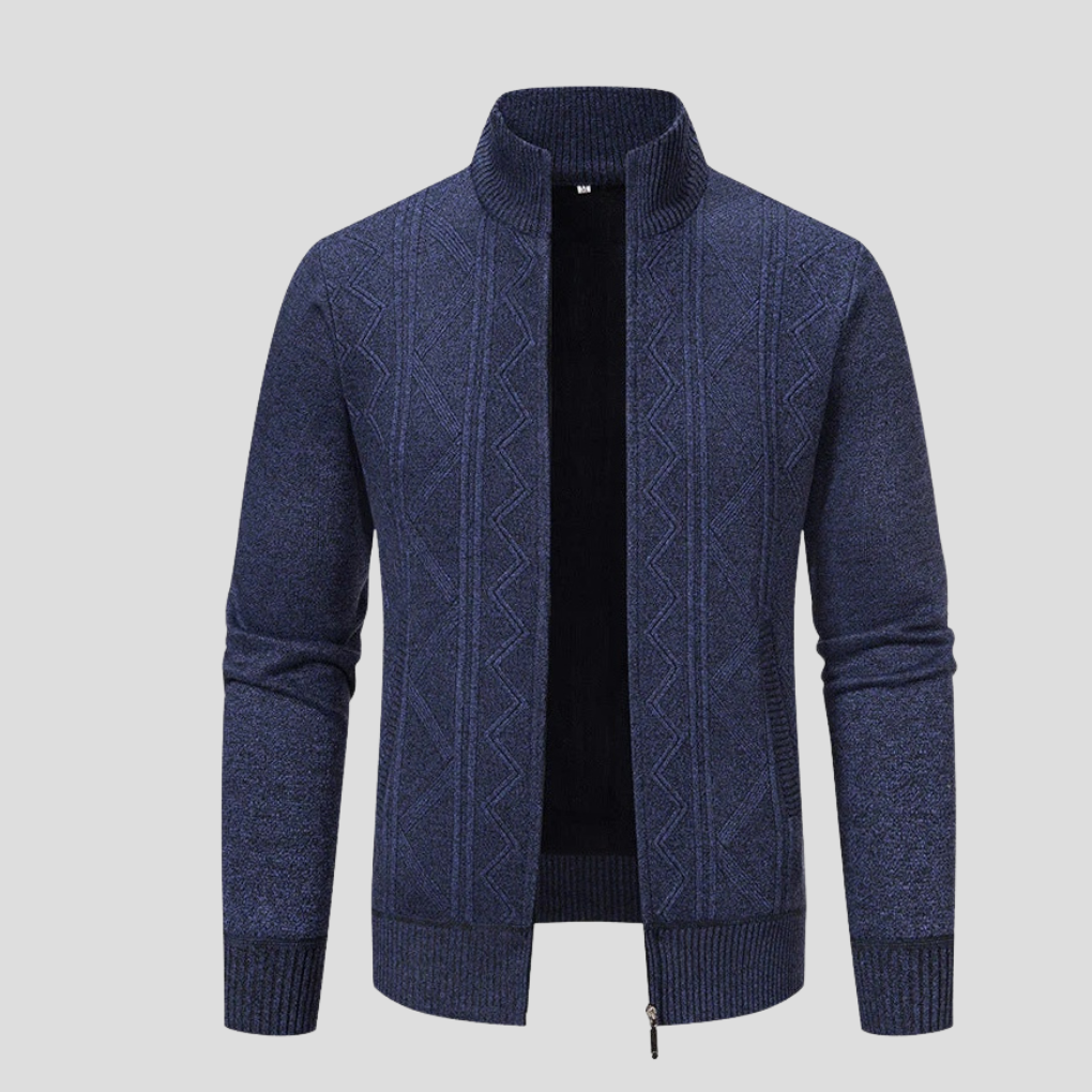 Cozy Mens Sweater Cardigan Layering Top