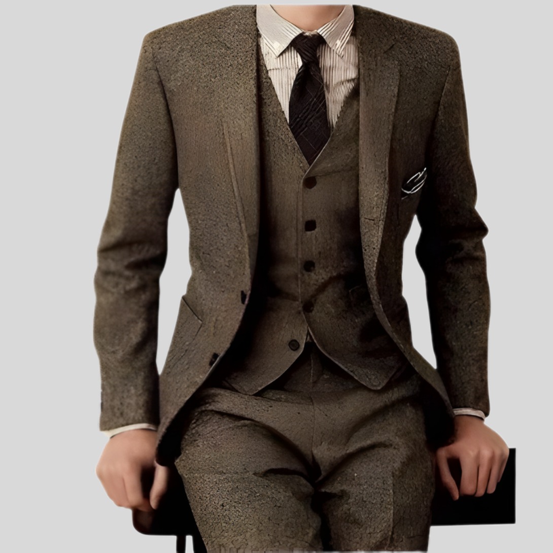 Men's Slim Fit 3 Piece Suit Pants - Olytrend