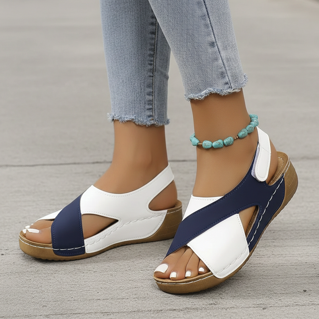 Strappy Back Sling Sandals - Nocini