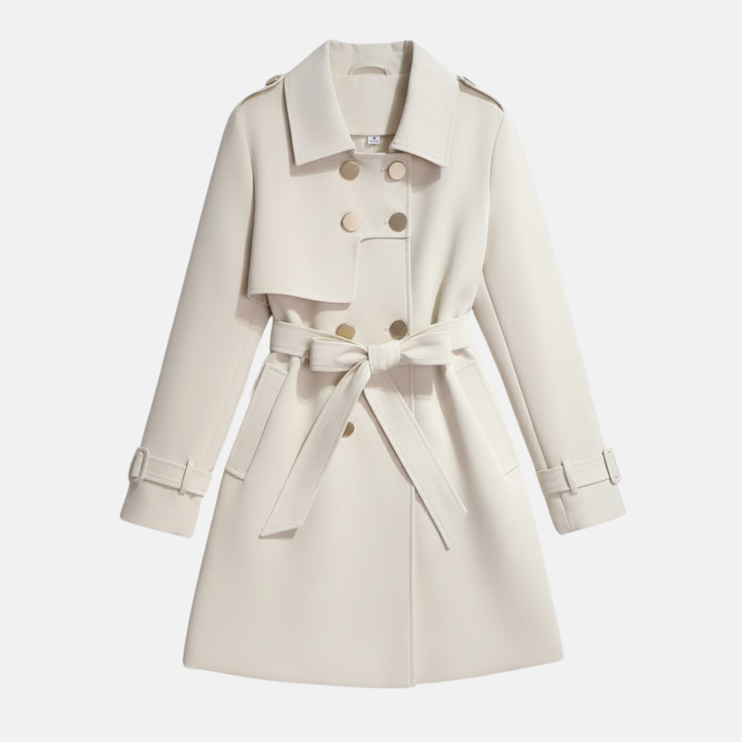 Elegant Long Waterproof Trench Coat for Women - Nocini