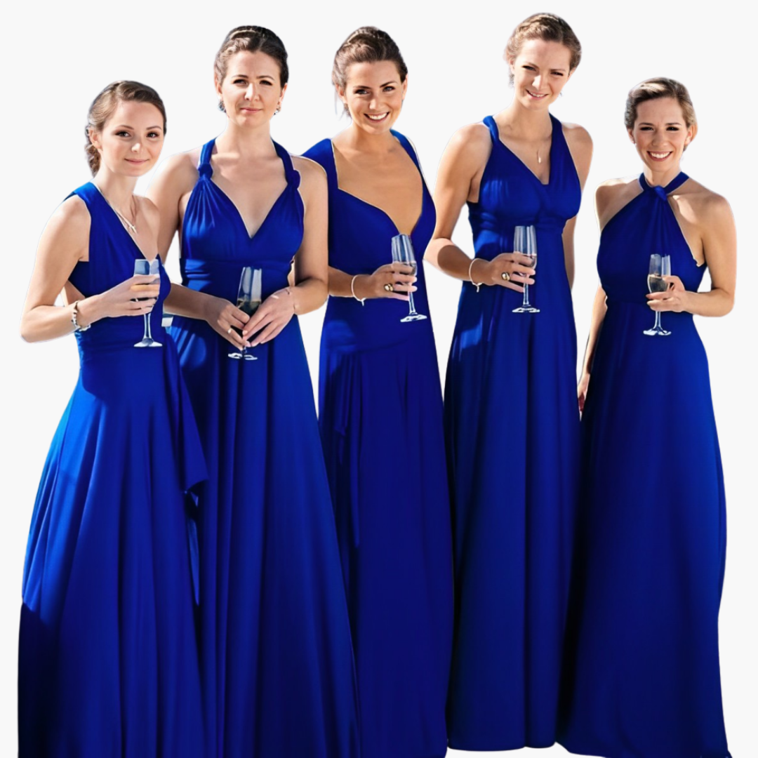 Elegant V-Neck Formal Women's Gala Dress - Olytrend