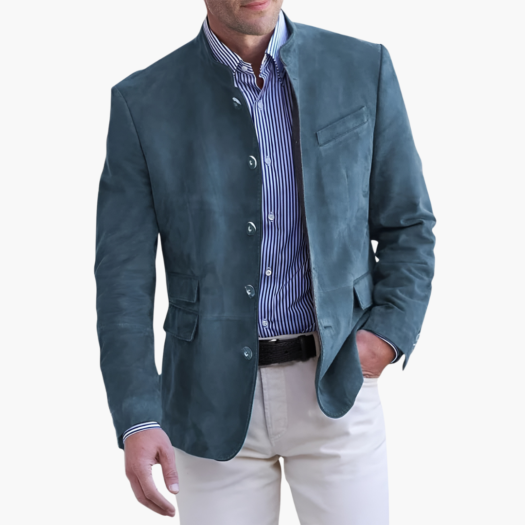 Classic Fit Button Down Men's Coat