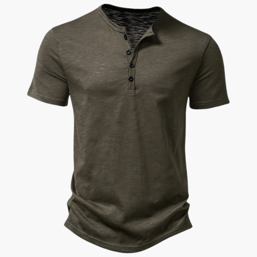 Relaxed Fit Mens Short Sleeve Casual Shirt - Olytrend