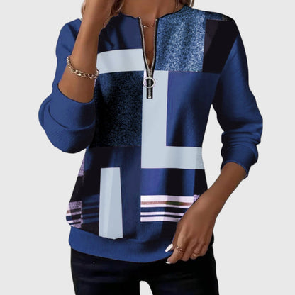 Ladies Classic Long Sleeve Pullover Sweater