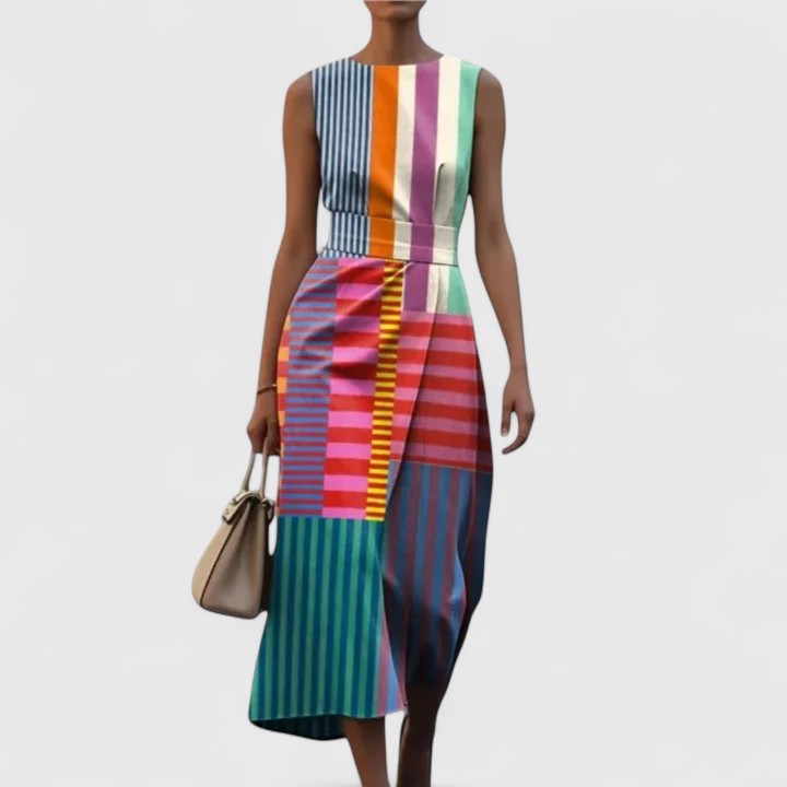 Lindsey | Chic Knee Length Dress - Olytrend