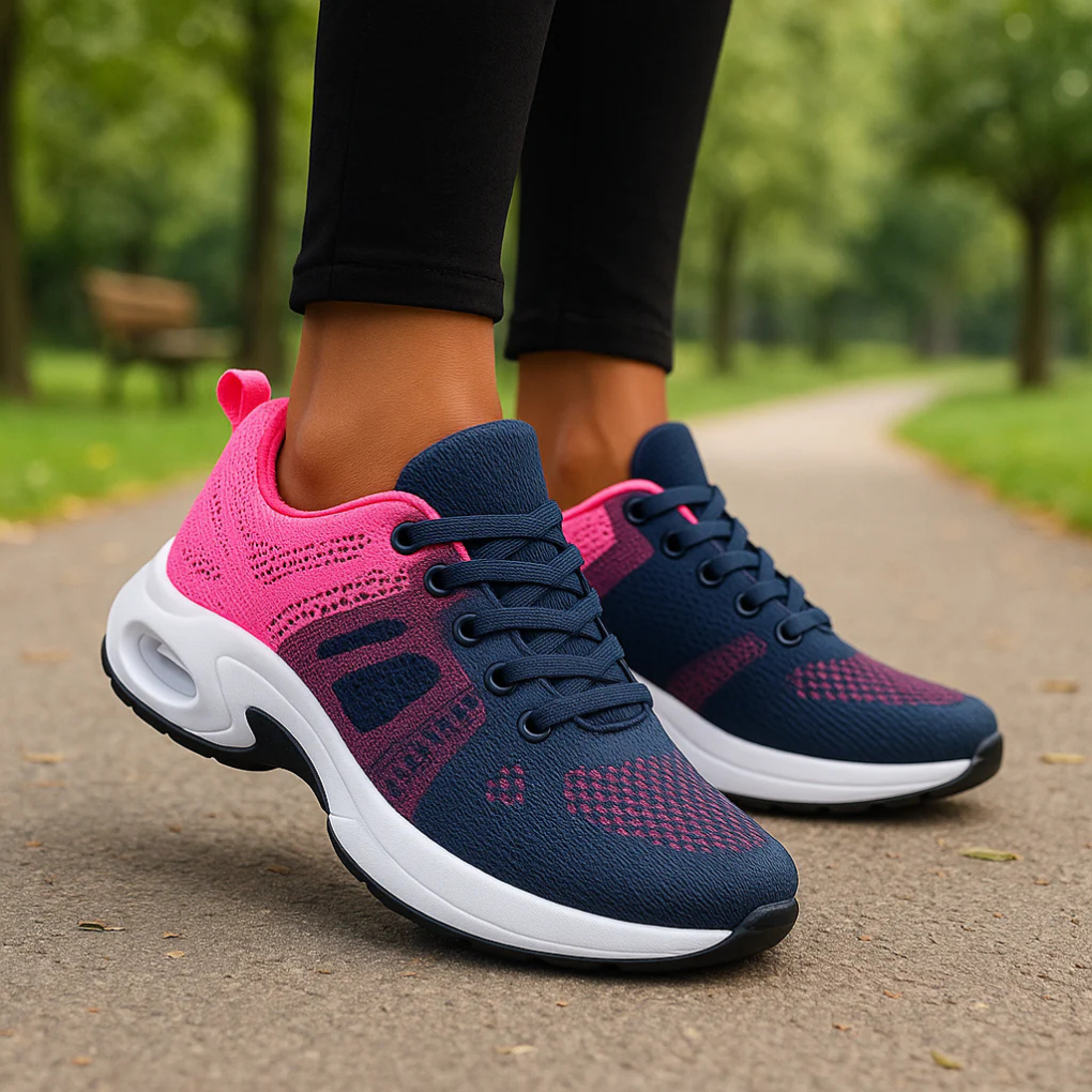 Comfortable Supportive Women's Walking Sneakers - Olytrend