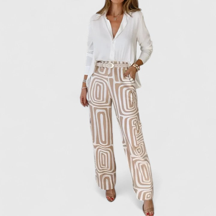 Stylish 2-Piece Outfit with Free Matching Belt