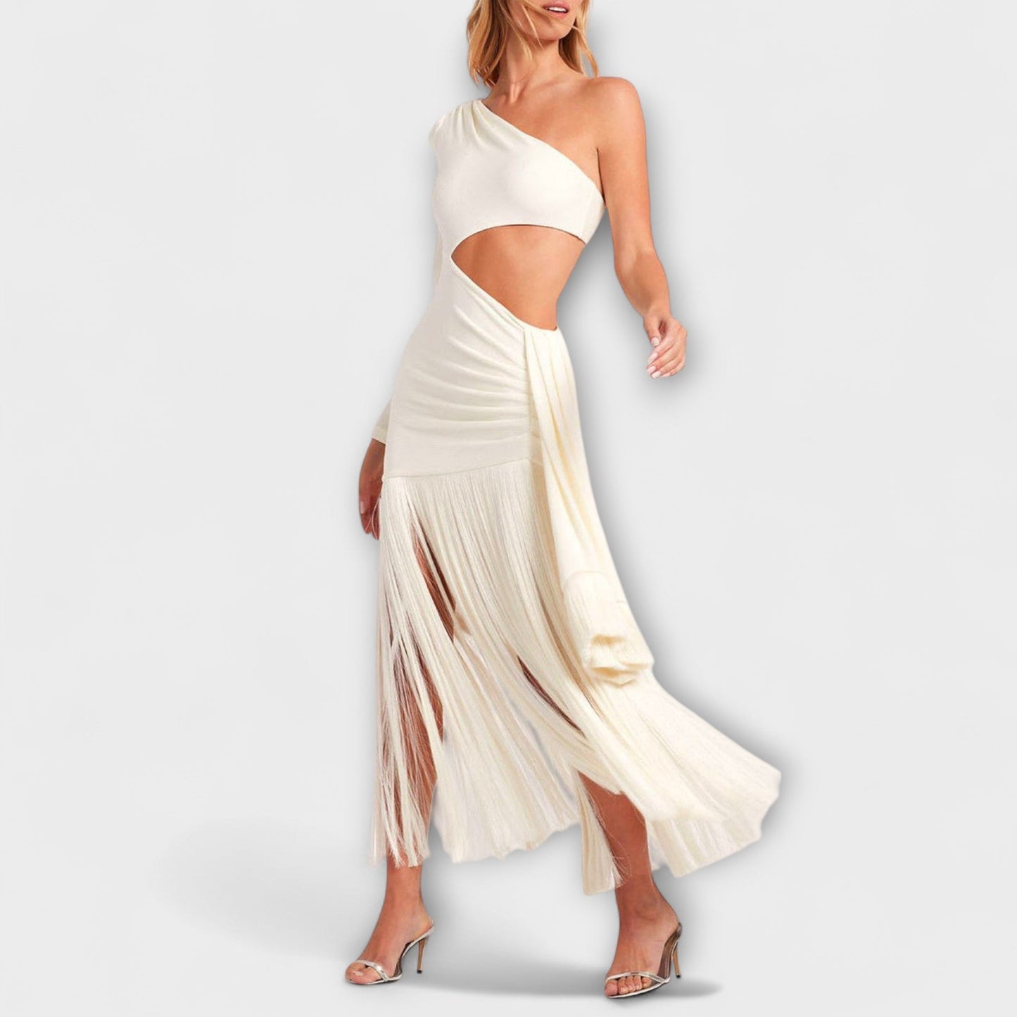 Elegant High Low Maxi Dress for Formal Events - Nocini