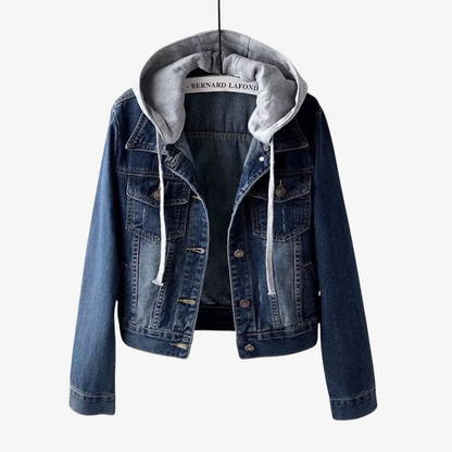 Fashionable Short Denim Jacket for Ladies - Olytrend