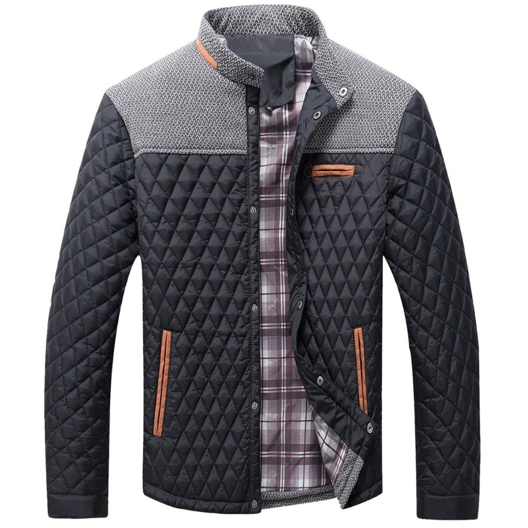 Warm Padded Mens Quilt Jacket