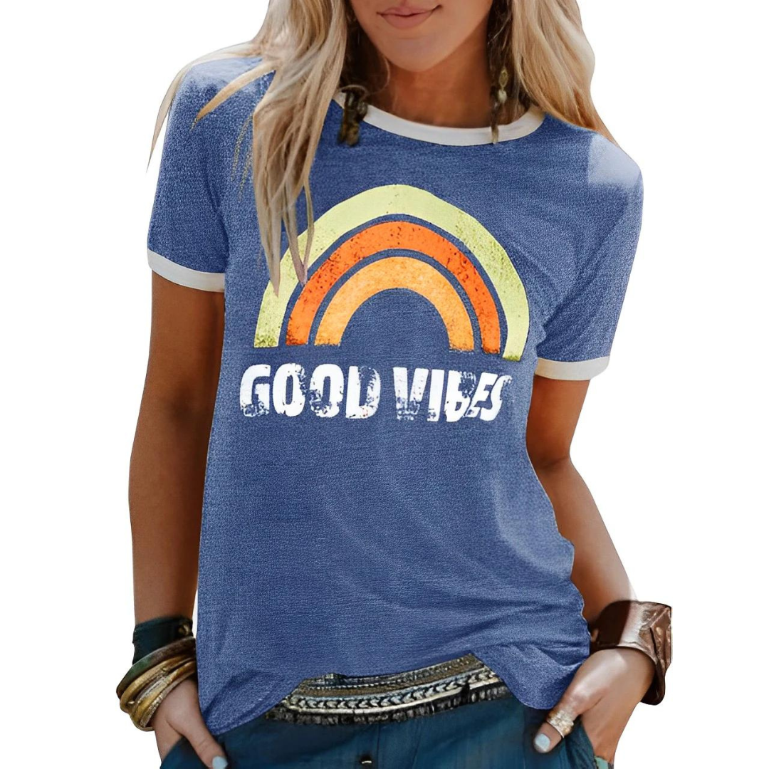 Classic Ladies Retro Graphic Tee Shirt