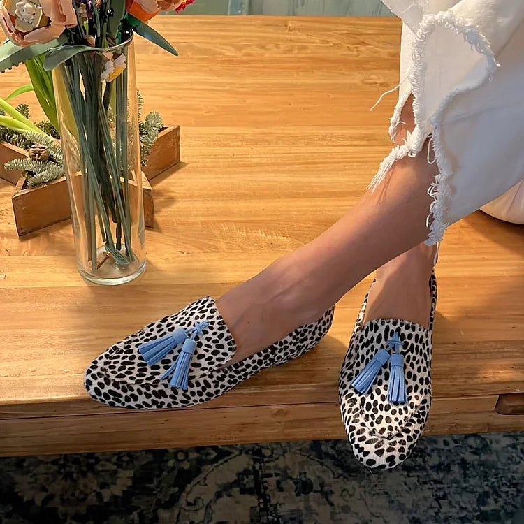Polka Dot Slip On Women's Loafers - Nocini